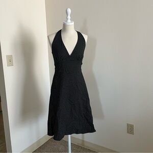 90s/y2k polka dot midi dress